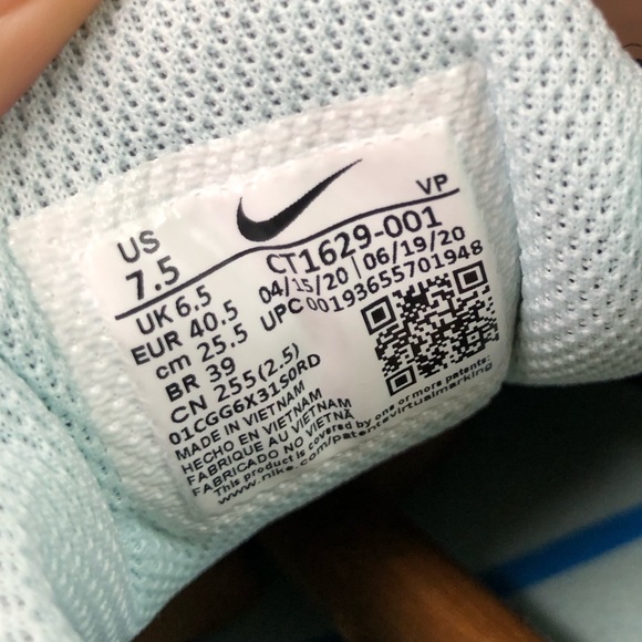 Nike Black Zoom Pulse Nurse Slip On Shoes Sz 7.5 - Picture 6 of 7